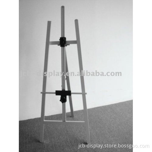 Aluminum Silver Little painting easel Sketch Easel
